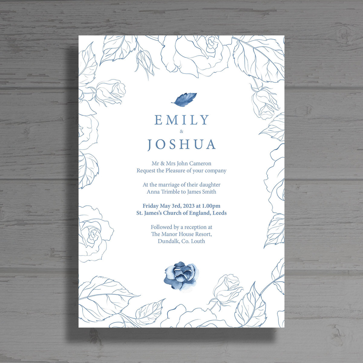 Wedding Invite 6 (A5)